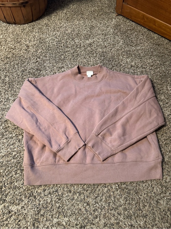a new day Tops - a new day Crewneck Sweatshirt - Dusty Mauve Pink